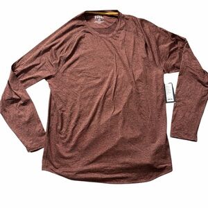 Rhone Men's Long Sleeve Tee - Maroon